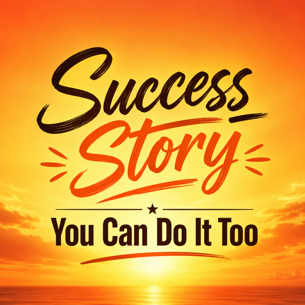 Success story motivational image for Google AdSense approval you can do it too