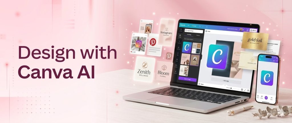 Canva AI design tutorial to make money with AI tools for beginners
