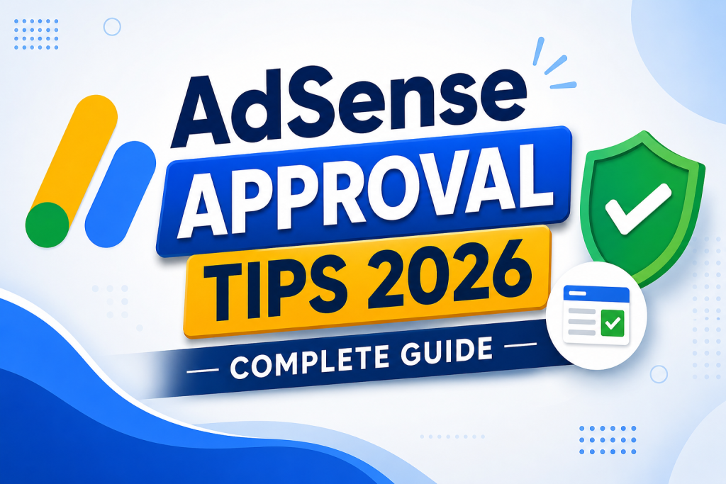 AdSense Approval Tips 2026 - complete guide to get approved fast with proven strategies and expert advice