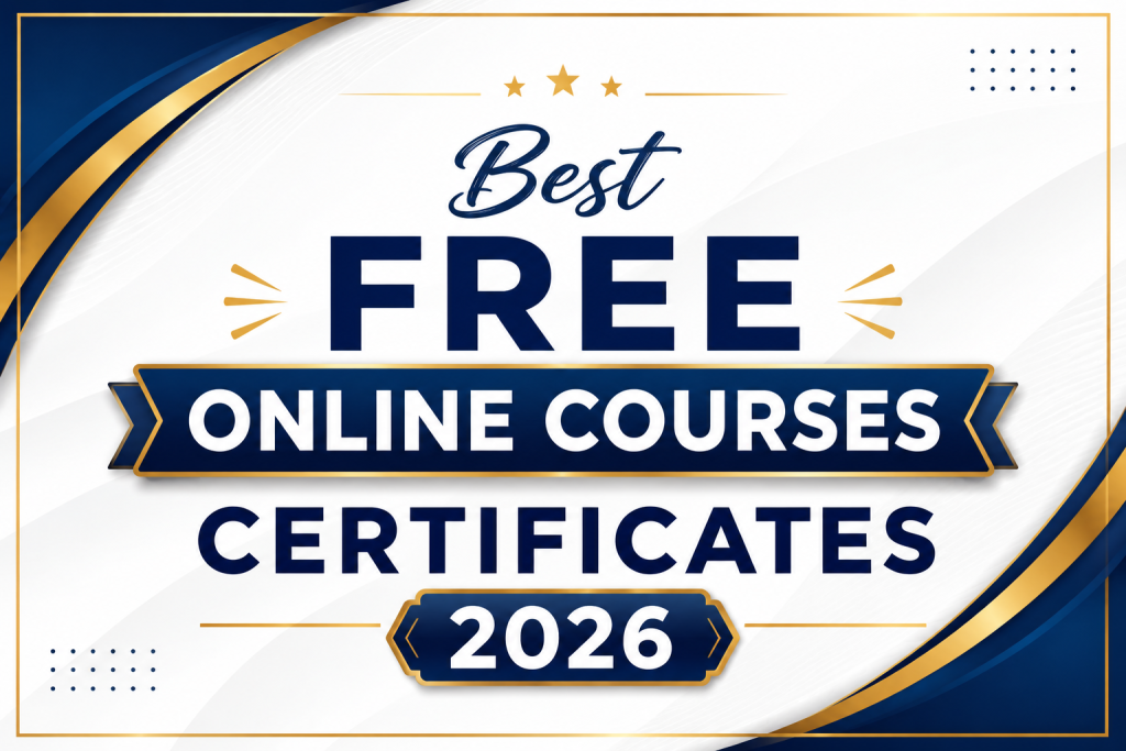 Best free online courses certificates 2026 - top platforms to earn free certificates online for students and professionals