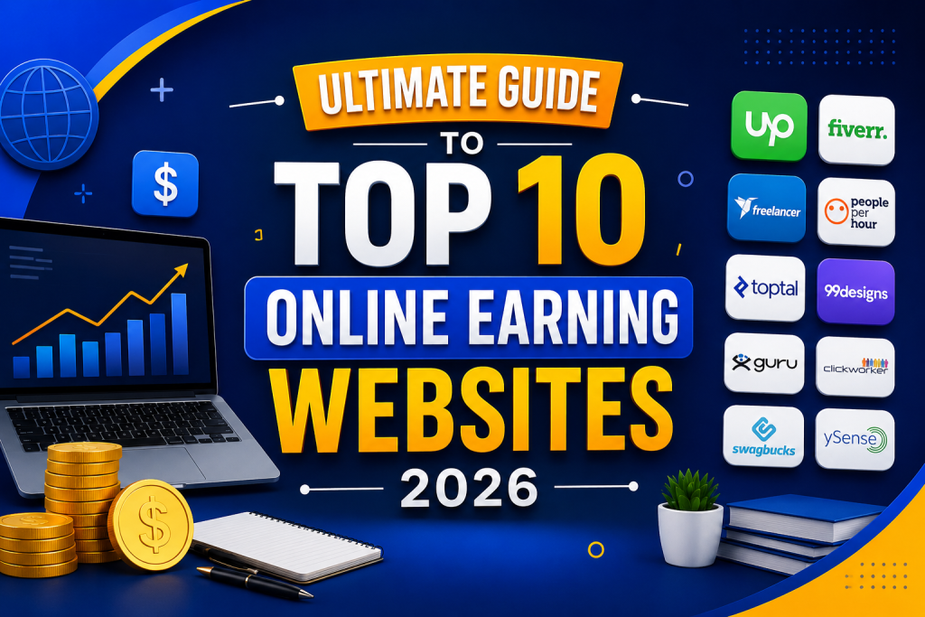 Top 10 online earning websites 2026 ultimate guide – Fiverr, Upwork, YouTube, blogging, freelancing platforms