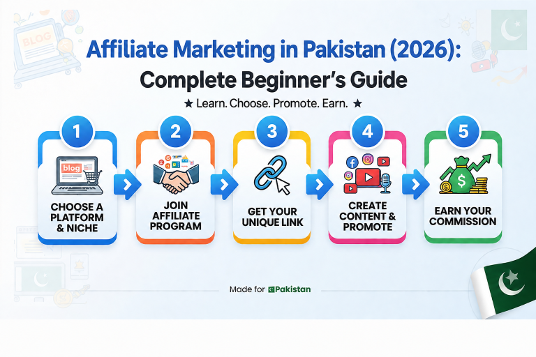 Affiliate Marketing in Pakistan (2026): Complete Beginner's Guide