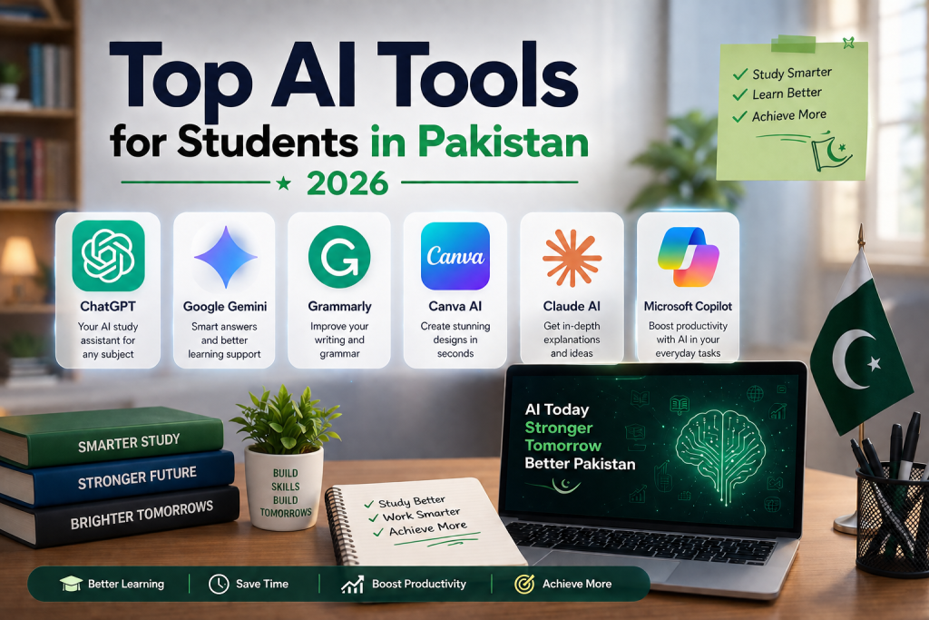 Top AI Tools for Students in Pakistan 2026