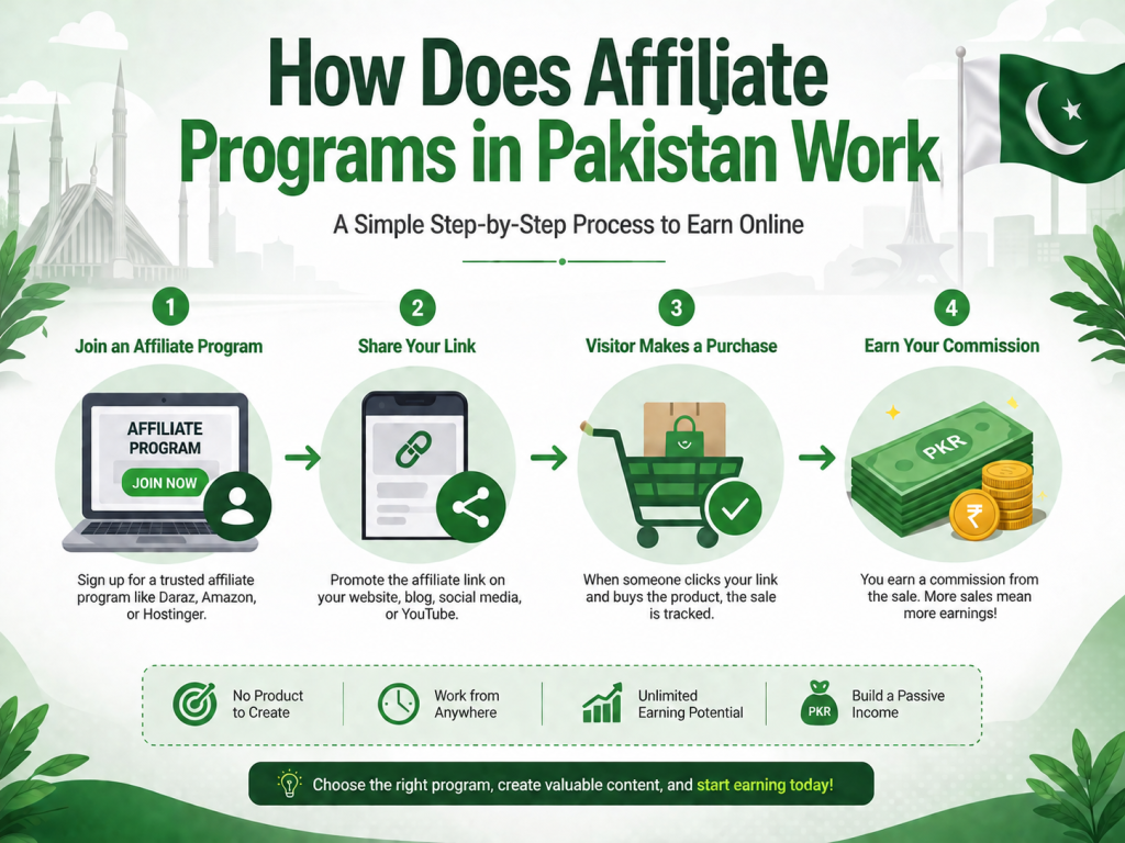 affiliate programs in Pakistan