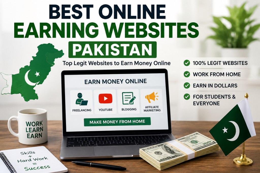 Best Online Earning Websites Pakistan for Beginners in 2026