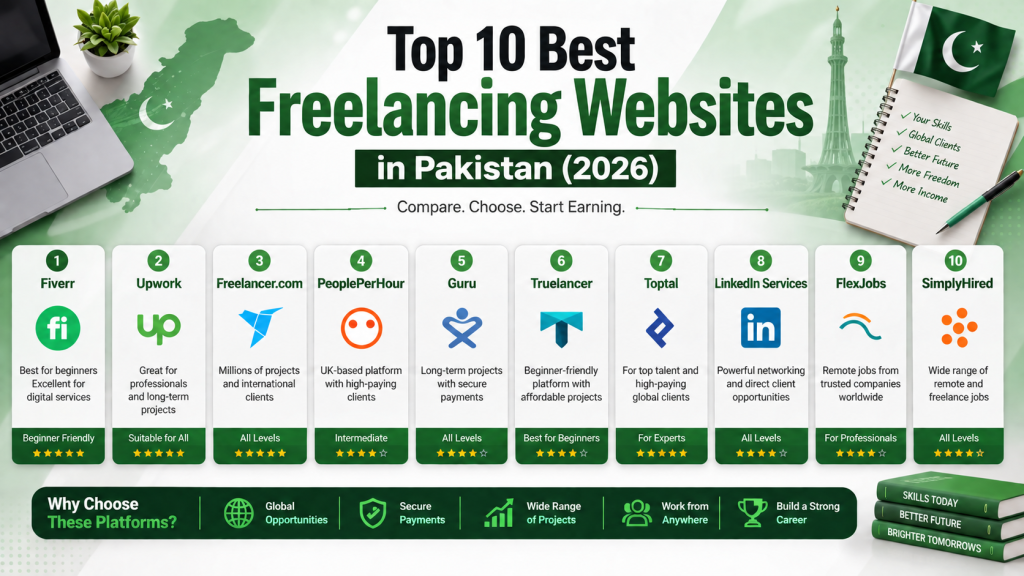Top 10 Best Freelancing Websites in Pakistan (2026)