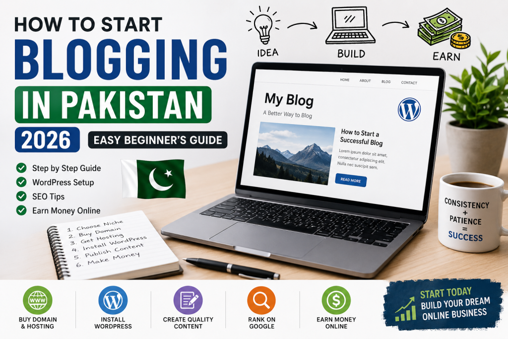 Ways to earn money through Blogging in Pakistan