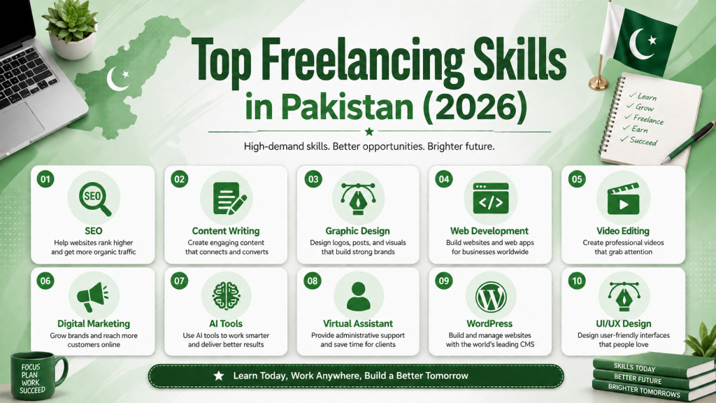 Top Freelancing Skills in Pakistan (2026)