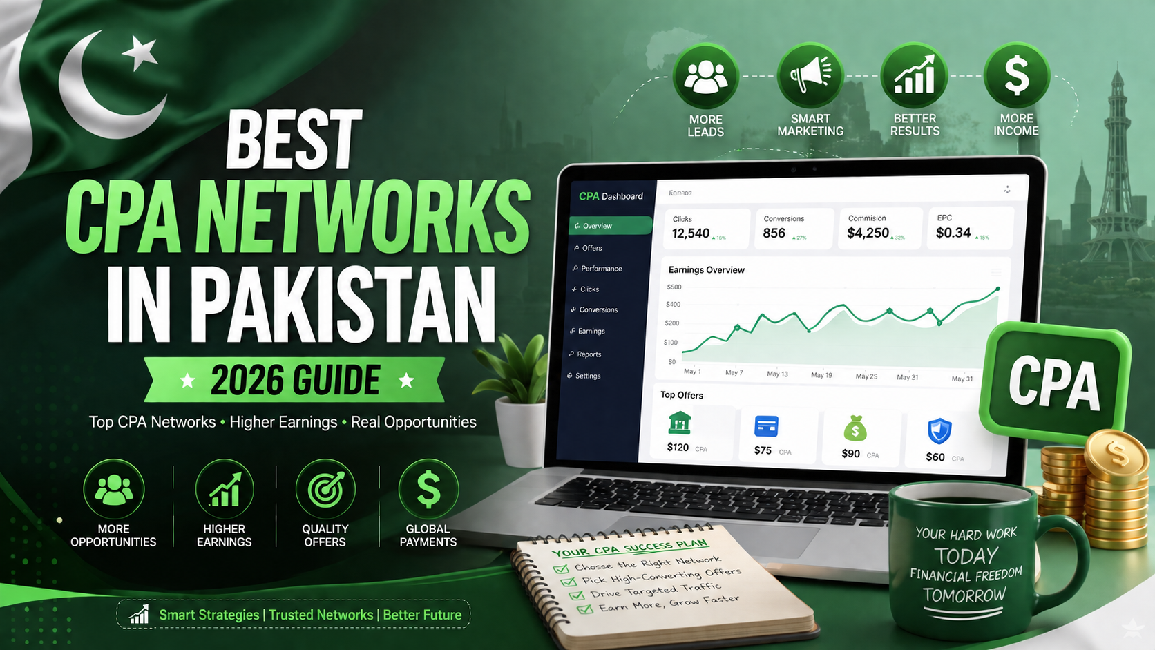 Best CPA Networks in Pakistan 2026